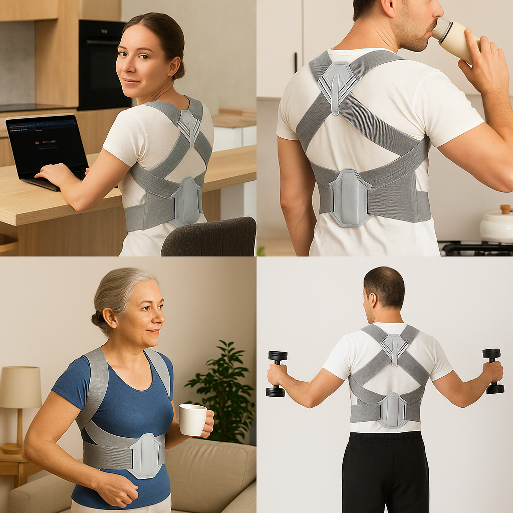 Invisibility Breathable Posture Corrector Belt Adjustable Rectify Posture Back Support Belt Back Neck Brace Posture Training